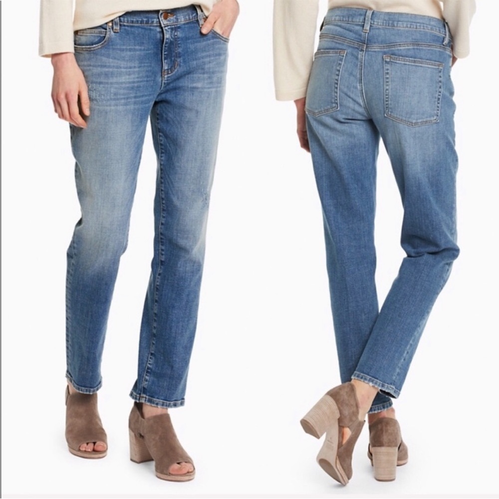 *SALE* • Eileen Fisher • Organic Cotton Boyfriend Jeans